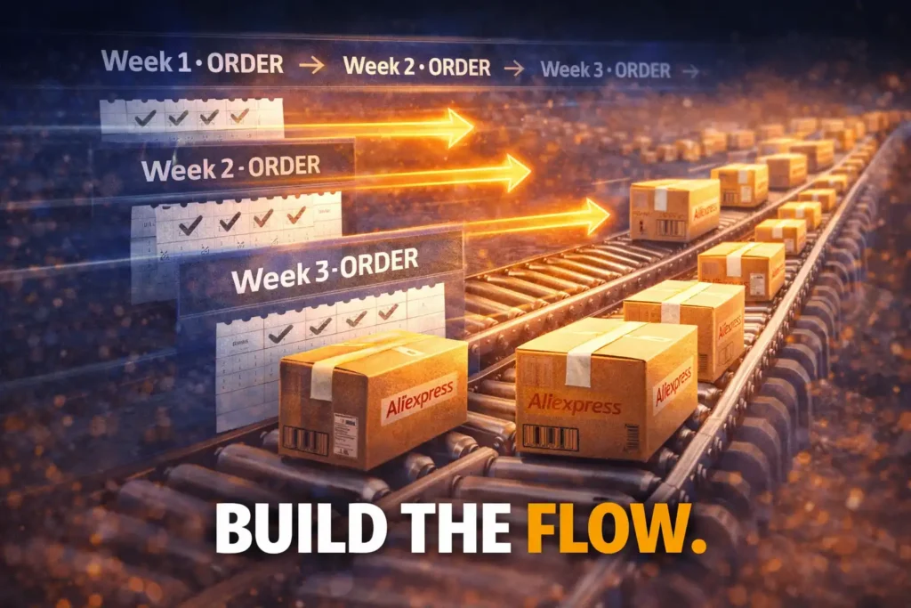 aliexpress economy shipping flow system continuous delivery multiple orders strategy