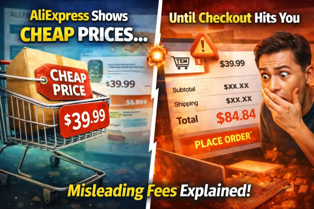 aliexpress price different in cart vs product page shipping added and discount removed no zoom app interface problem