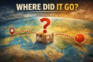 aliexpress package lost tracking stopped mid transit global shipping illustration