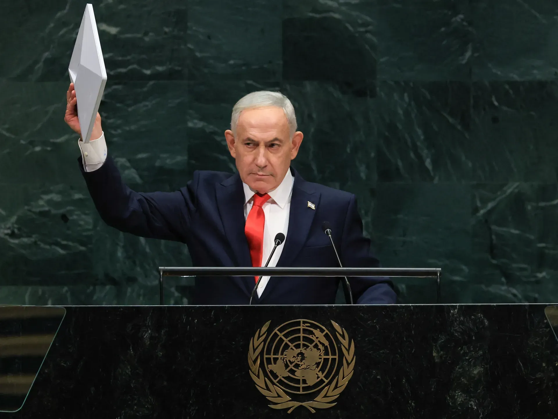 Netanyahu Uses UN Speech to Blast Allies and Foes Ahead of Israel’s Election